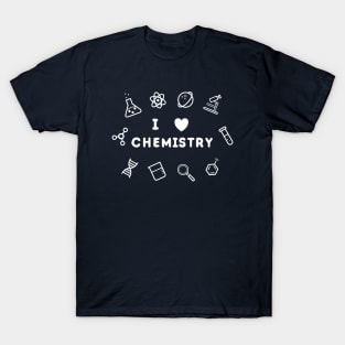 I heart  chemistry Periodic Table T-Shirt